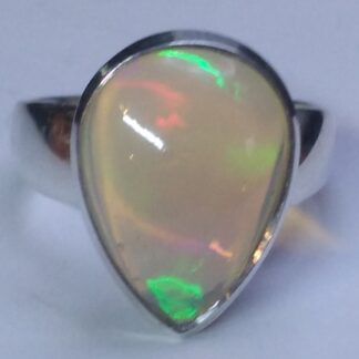 Silver Opal ring