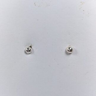 Silver Ball Studs 3mm