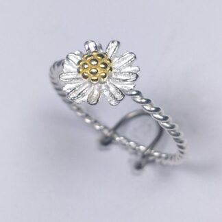 Silver Flower ring