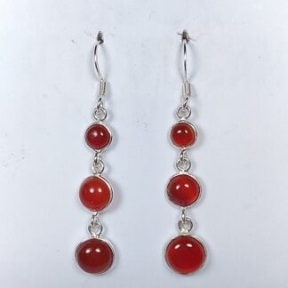 Silver Carnelian earrings