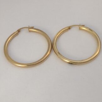 9ct Gold hoop earrings