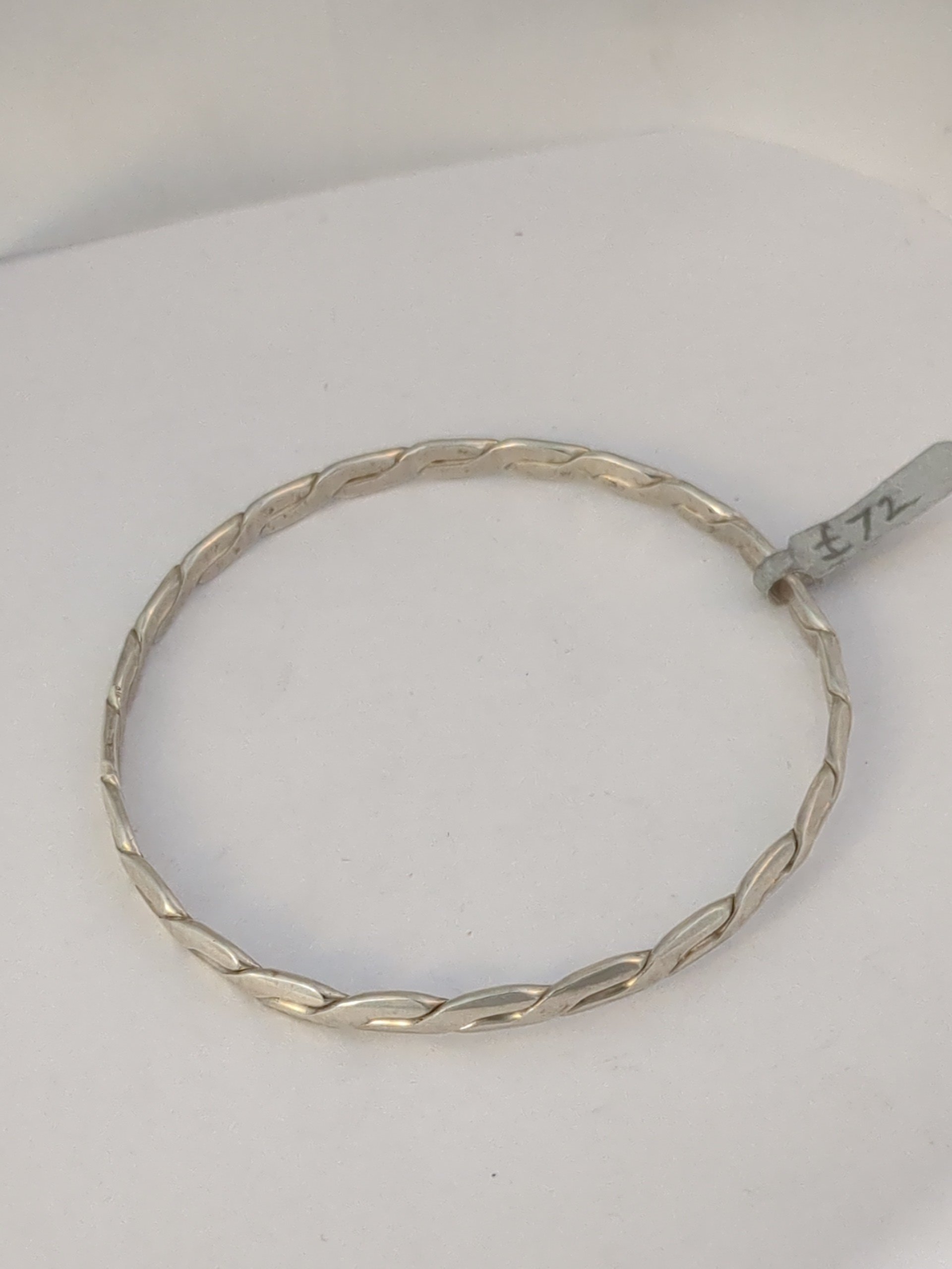 Silver bangle