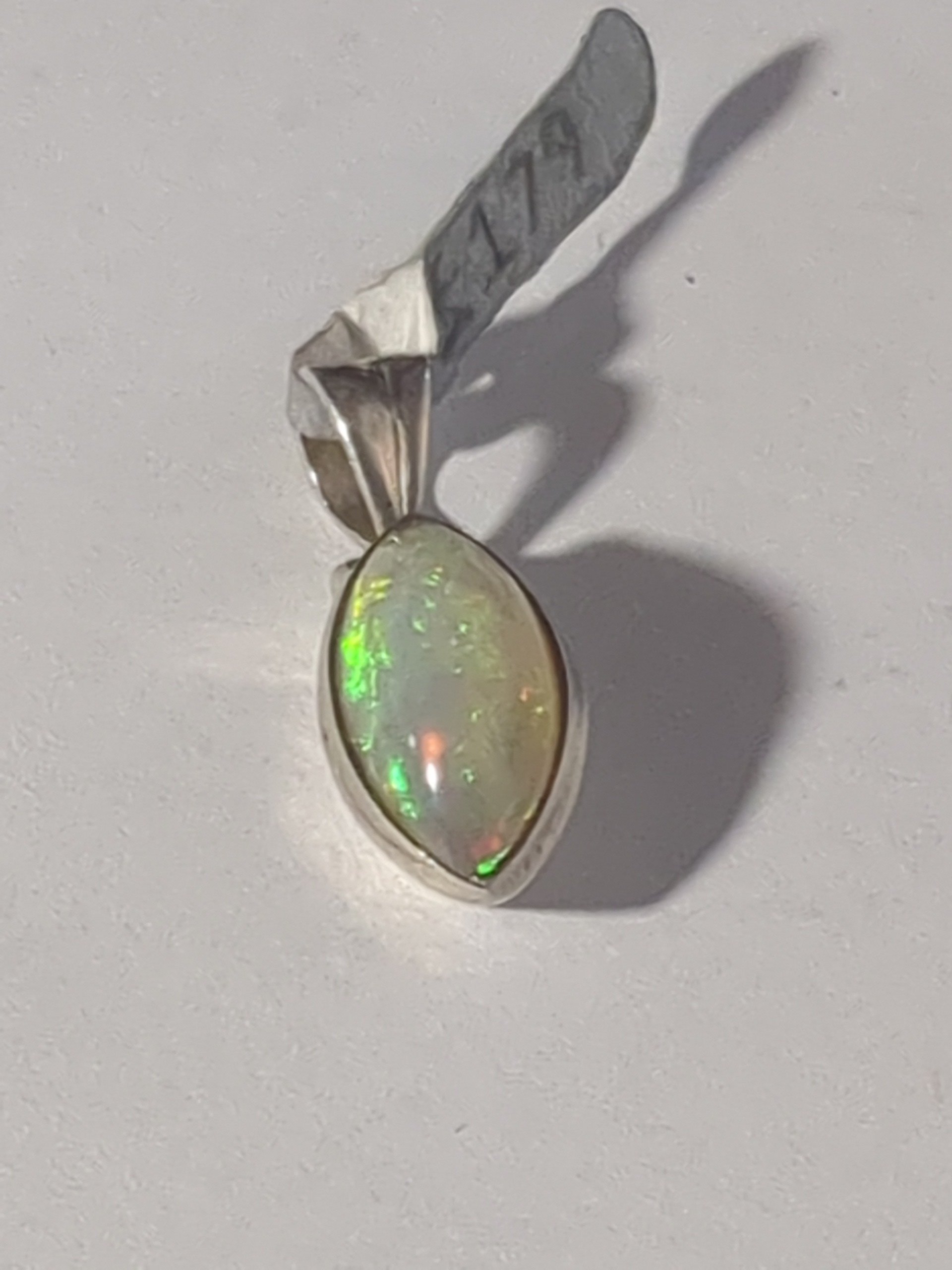 Silver Opal pendant