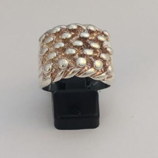 Silver keeper ring