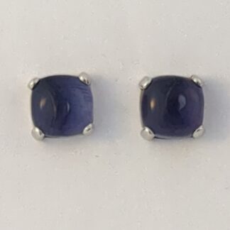 Silver stud earrings