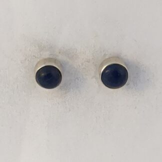 Silver Lapis Lazuli stud earrings