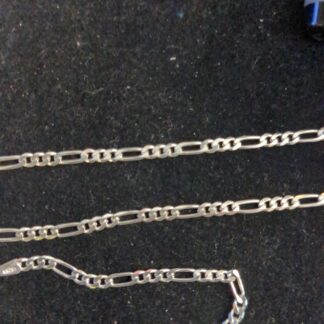 silver chain, Figaro