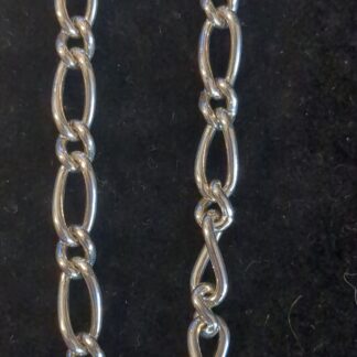 Silver Figaro chain