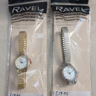 Ravel metal strap watches patterned strap