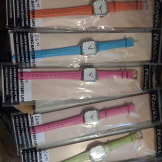 Ravel square face ladies watch