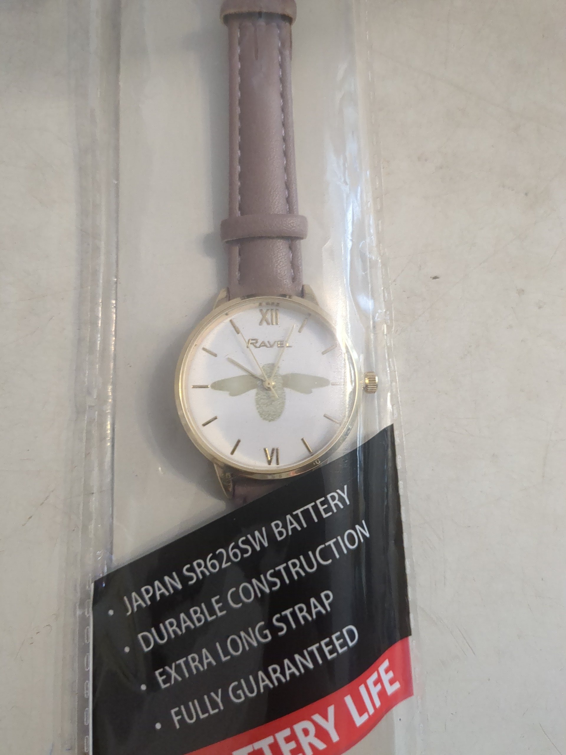 Ravel watch bee face