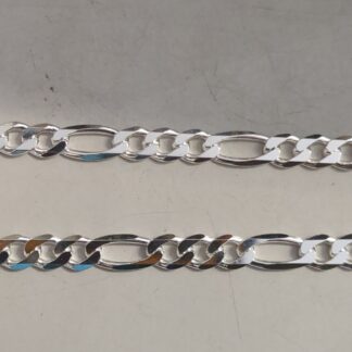 Silver Figaro chain