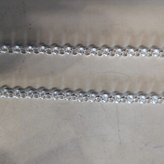 Silver round belcher chain