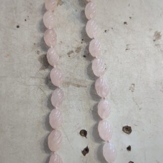 22" rose quartz necklace