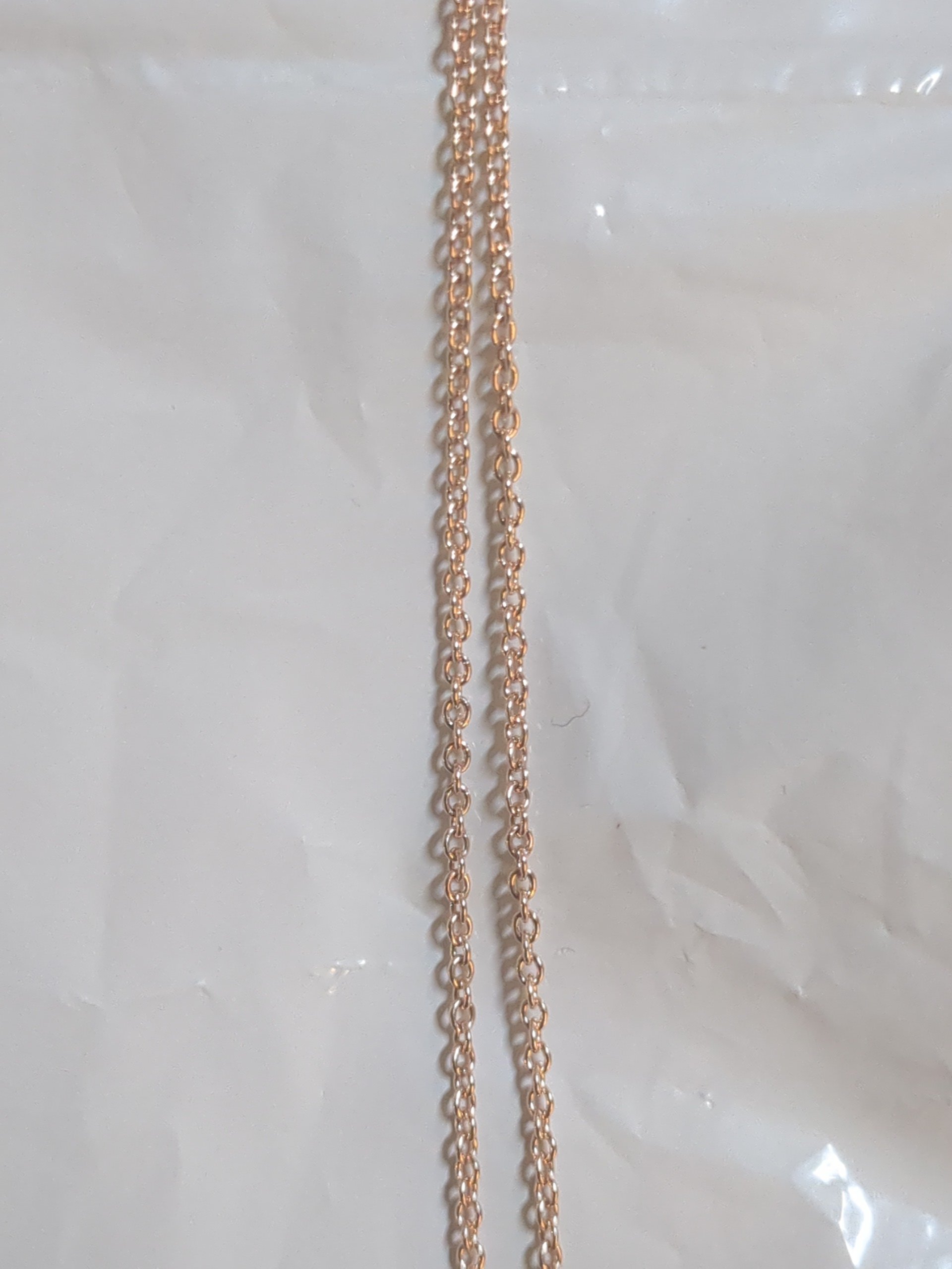 9ct Gold rolo chain 18"
