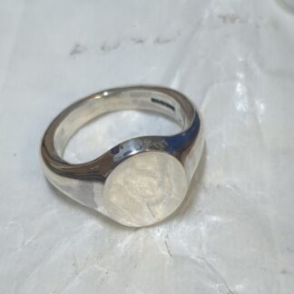 silver signet ring