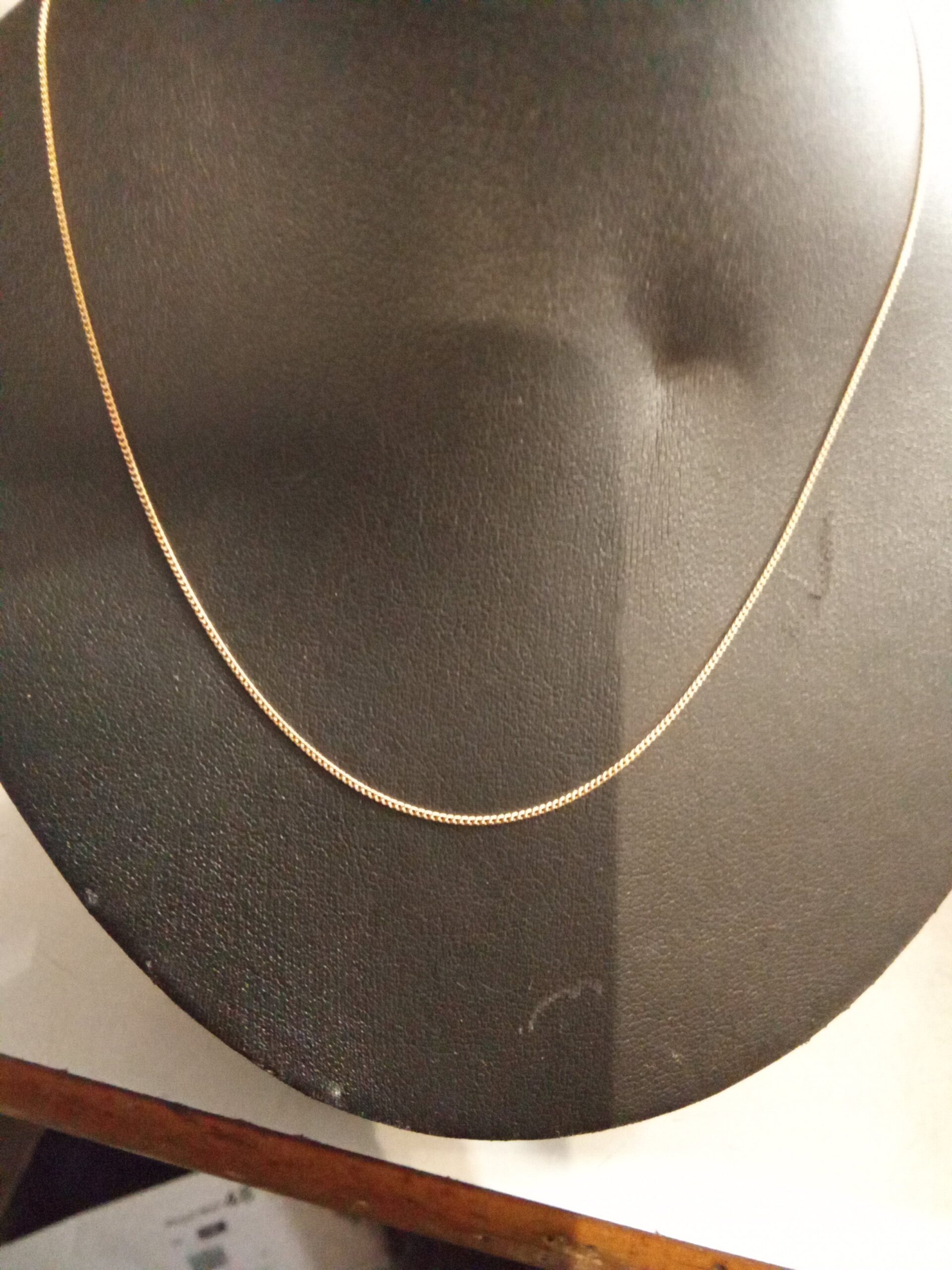 9ct gold curb chain