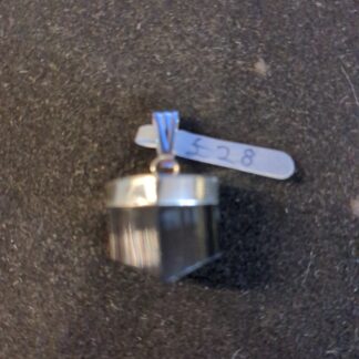 Silver tourmaline pendant