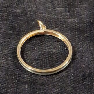 9ct gold sovereign mount