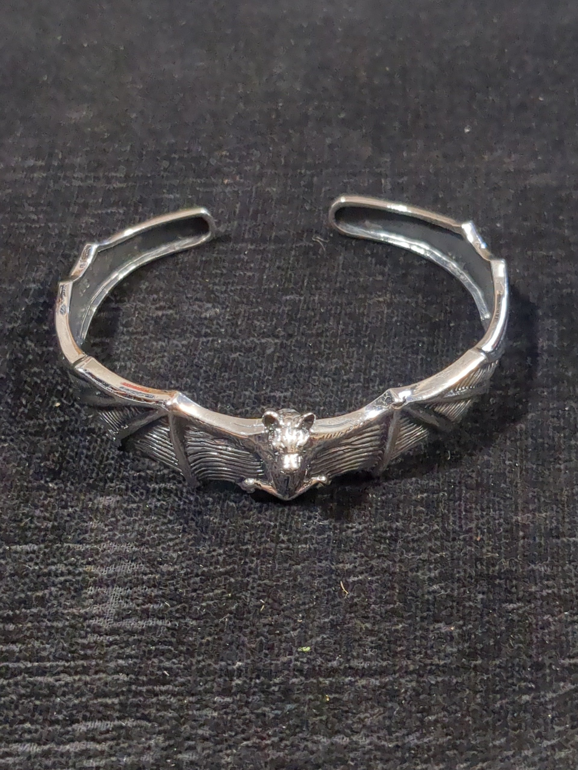 silver bat bangle