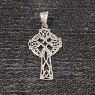 Silver Celtic cross