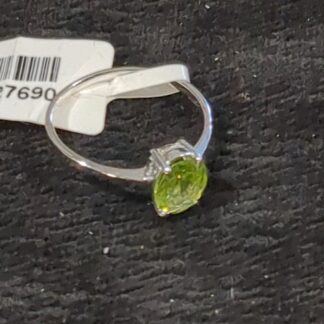 Silver Peridot ring