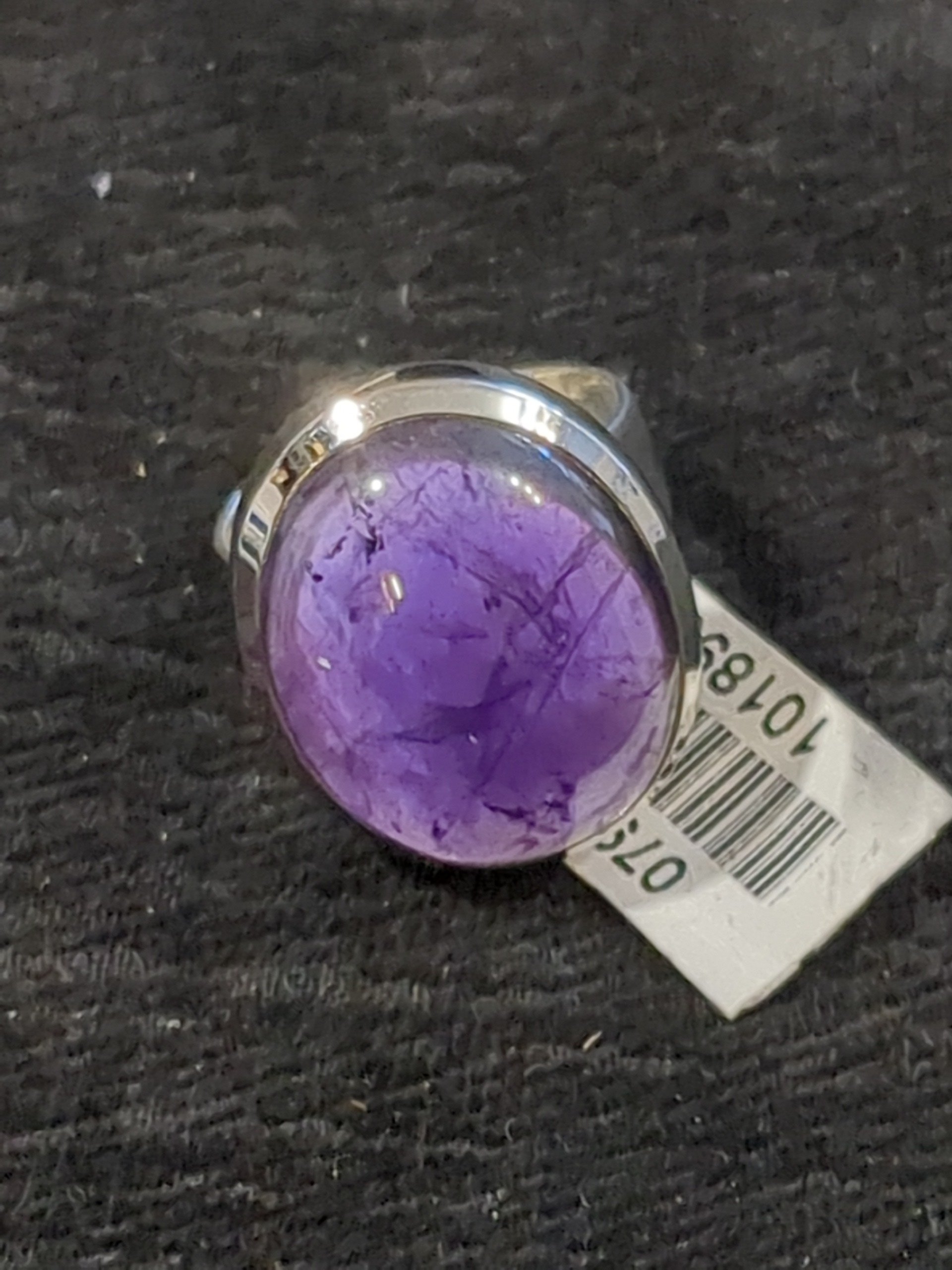 Silver Amethyst ring