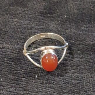 Silver Carnelian ring