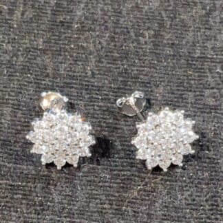 Silver CZ studs