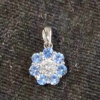 Silver CZ pendant