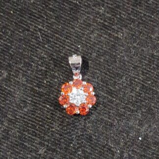 Silver CZ pendant