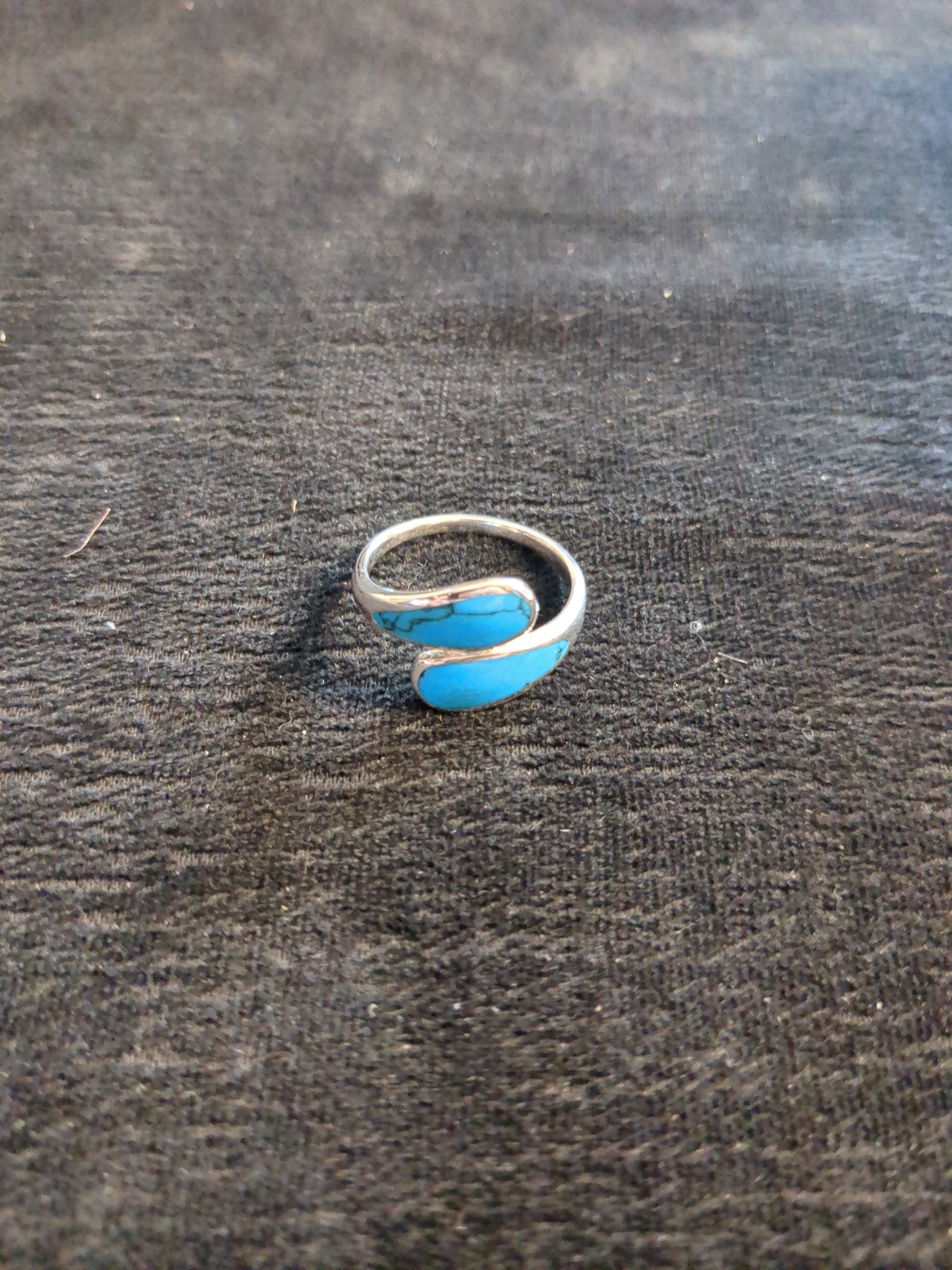 silver turquoise ring