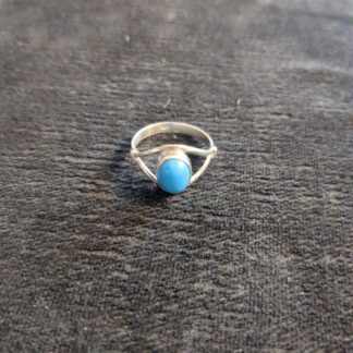 silver turquoise ring