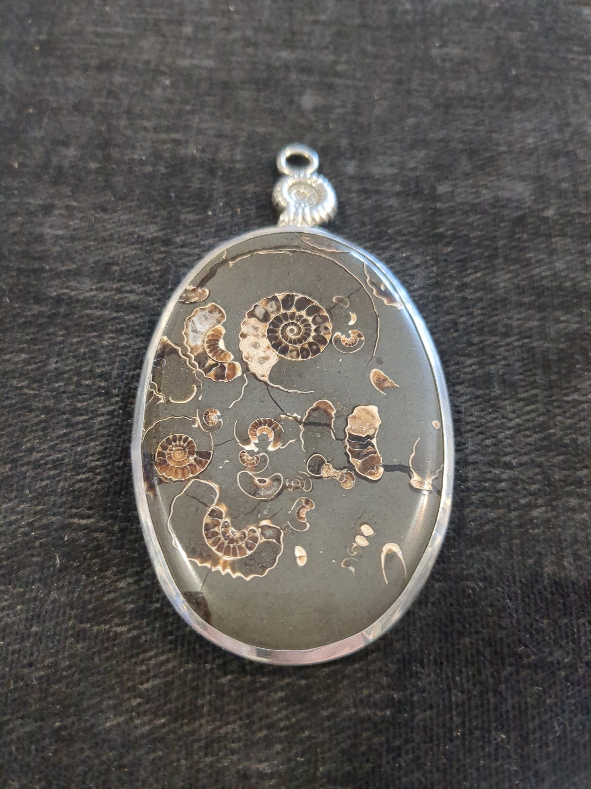 Silver Marston Marble Pendant