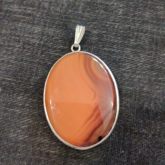 Silver Agate pendant