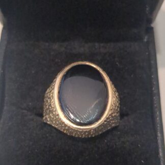 9ct onyx signet ring