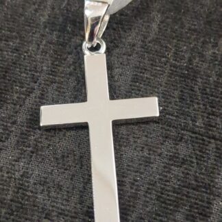Silver cross pendant