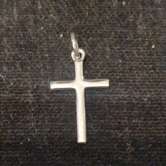 Silver cross pendant
