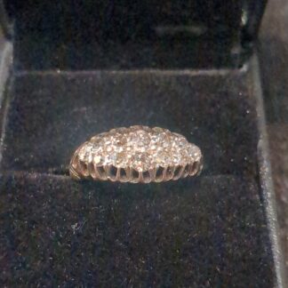 9ct gold diamond ring