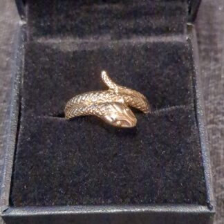 9ct Gold snake ring