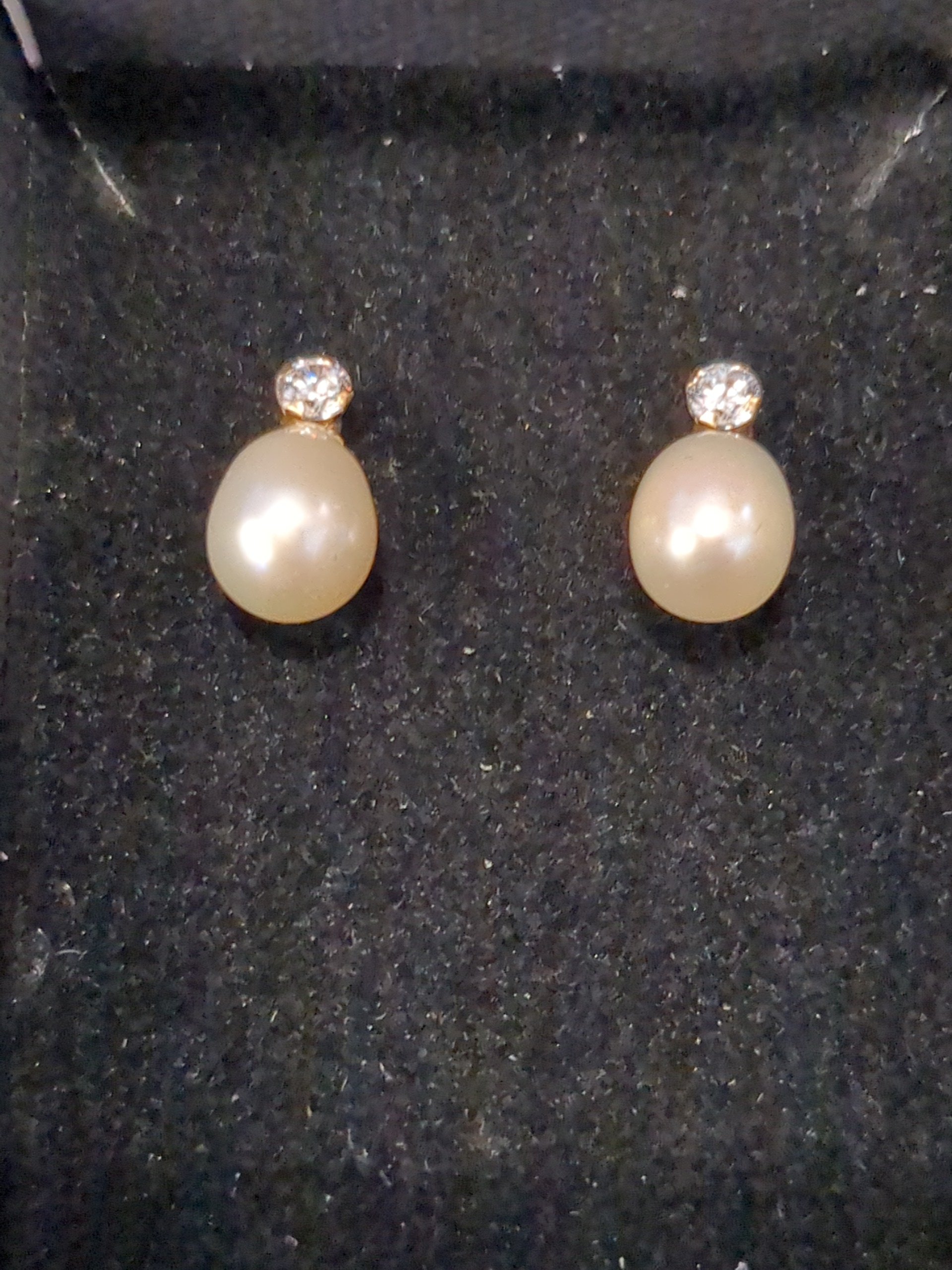 9ct cz and pearl