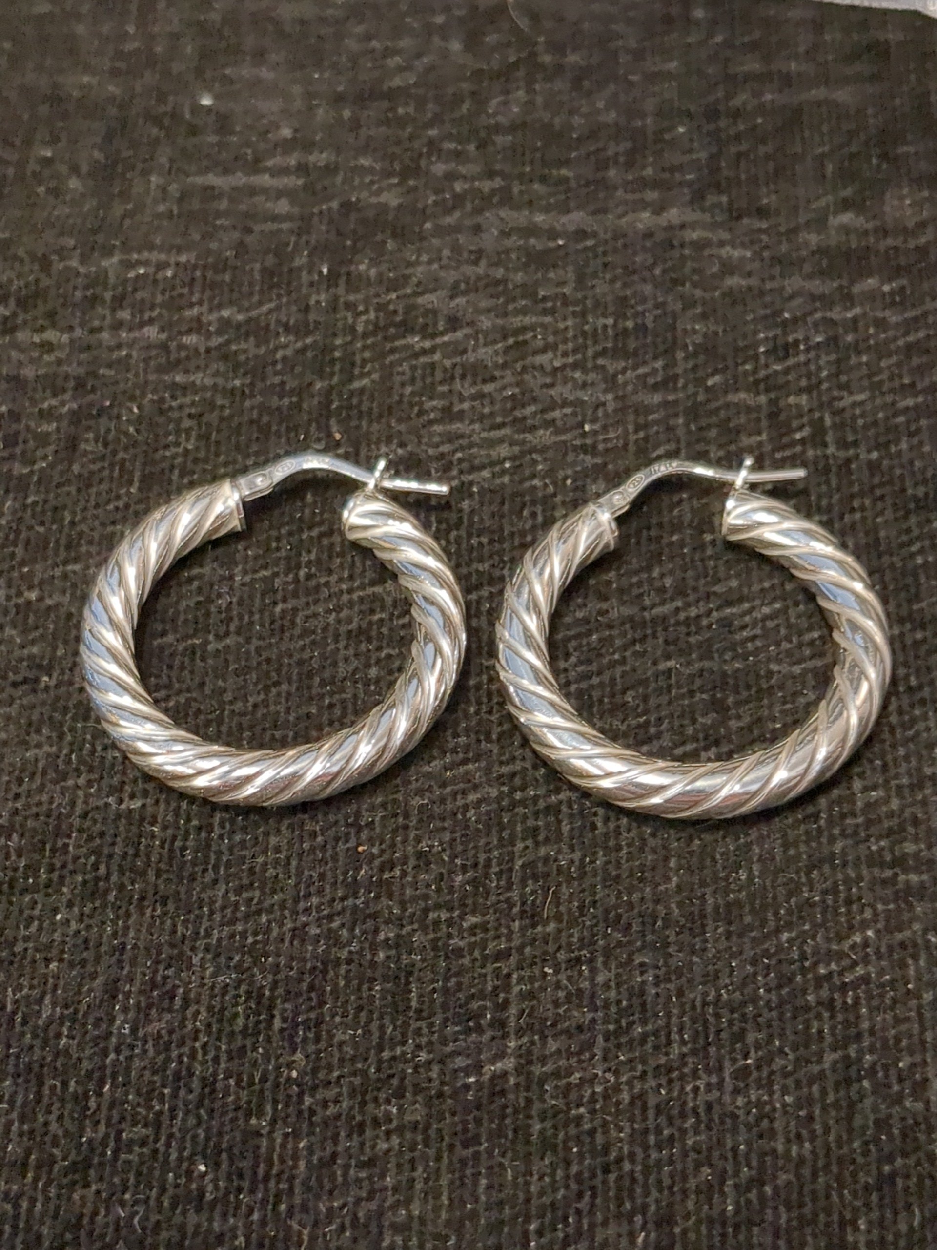 Silver Hoop earrings