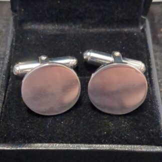 Silver cufflinks