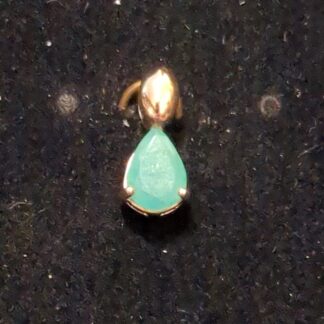 9ct Gold emerald pendant