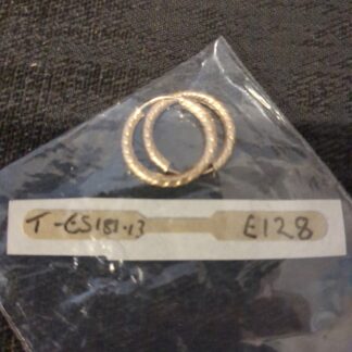 9ct Gold hoop earrings