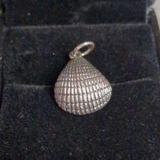 silver shell pendant
